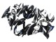 Carene Moto Suzuki GSXR 1000 2009-2016 - Nero Opaco Bianco Blu
