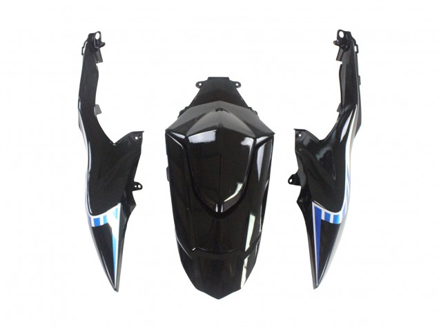 Carene Moto Suzuki GSXR 1000 2009-2016 - Nero Opaco Bianco Blu