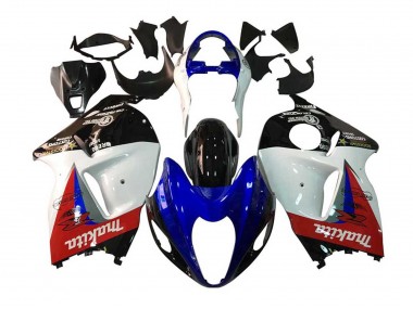 Carene Moto Suzuki GSXR 1300 Hayabusa 1996-2007 - Bianco Blu Rosso Makita Nero