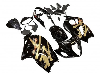 Carene Moto Suzuki GSXR 1300 Hayabusa 1996-2007 - Nero Lucido Oro Hayabusa