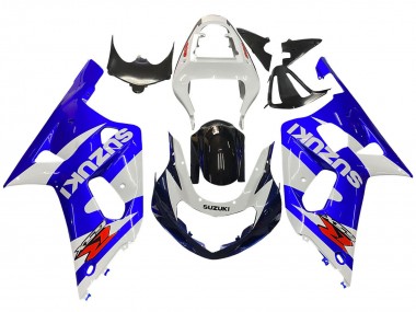 Carena Moto Suzuki GSXR 600 / GSXR 750 2001-2003 - Bianco Blu Nero Lucido Rosso
