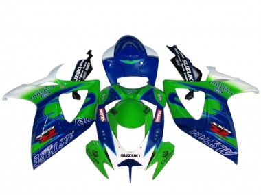 Carene Moto Suzuki GSXR 600 / GSXR 750 2004-2005 - Bianco Blu Verde