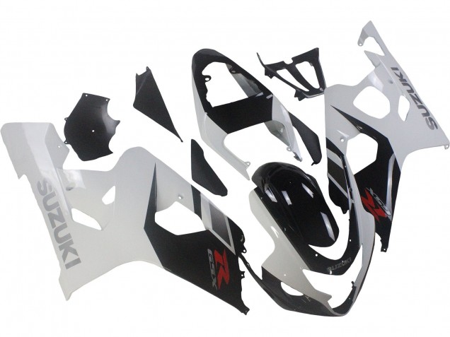Carene Moto Suzuki GSXR 600 / GSXR 750 2004-2005 - Bianco Nero Rosso