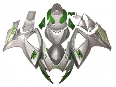 Carene Moto Suzuki GSXR 600 / GSXR 750 2006-2007 - Argento Verde