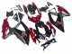 Carena Moto Suzuki GSXR 600 / GSXR 750 2008-2010 - Rosso Nero Lucido