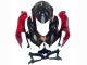 Carena Moto Suzuki GSXR 600 / GSXR 750 2008-2010 - Rosso Nero Lucido