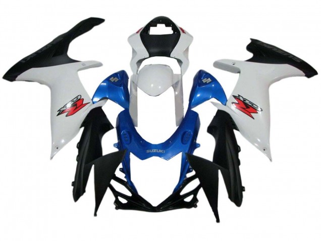 Carene Moto Suzuki GSXR 600 / GSXR 750 2011-2024 - Bianco Blu Nero