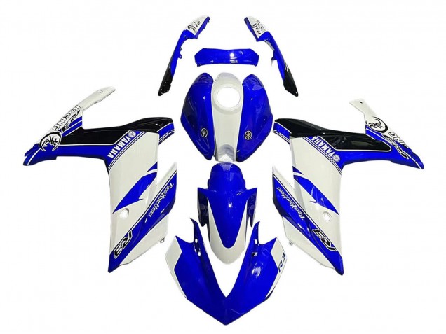 Carene Moto Yamaha YZF R3/R25 2015-2018 - Bianco Blu Nero Corsa