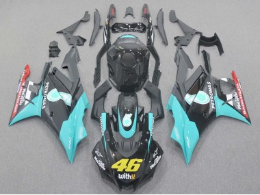 Carene Moto Yamaha YZF R3/R25 2019-2021 - Azzurro Chiaro Rosso Nero Petronas 46