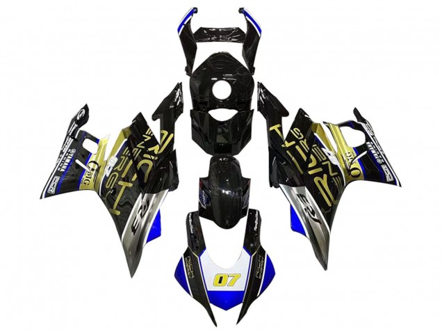 Carene Moto Yamaha YZF R3/R25 2019-2021 - Bianco Blu Nero Oro Trick Star 07