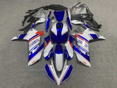 Carene Moto Yamaha YZF R3/R25 2019-2021 - Bianco Blu Rosso Semakin Didepan