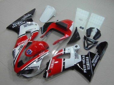 Carene Moto Yamaha YZF R1 2000-2001 - Rosso Bianco Nero Lucido Petronas Yamalube