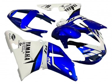 Carene Moto Yamaha YZF 1000 R1 1998-1999 - Bianco Blu Nero