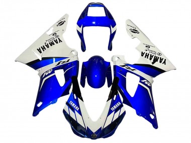 Carene Moto Yamaha YZF 1000 R1 1998-1999 - Bianco Blu Nero