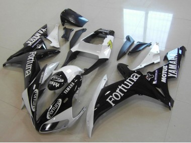 Carene Moto Yamaha YZF R1 2002-2003 - Bianco Nero Lucido Fortuna Motul