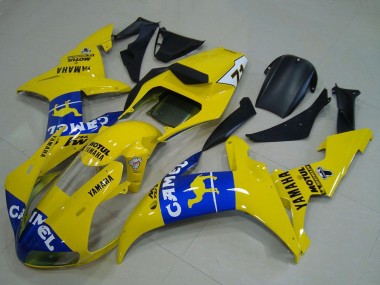 Carene Moto Yamaha YZF R1 2002-2003 - Giallo Blu Cammello Motul