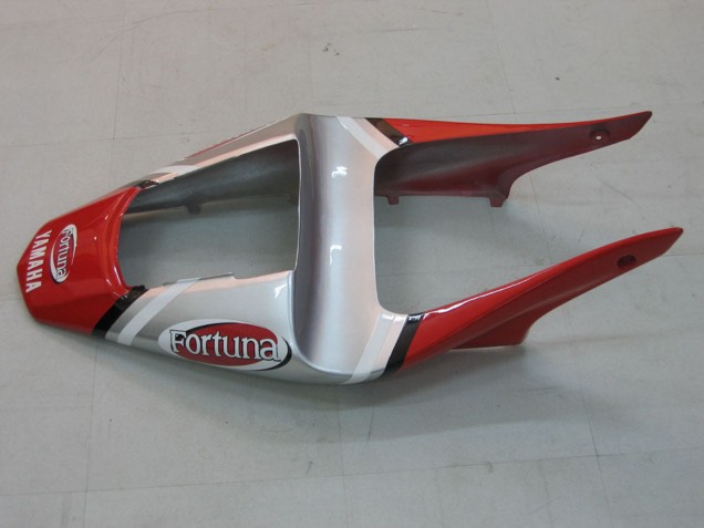 Carene Moto Yamaha YZF 1000 R1 2000-2001 - Argento Rosso Fortuna Motul