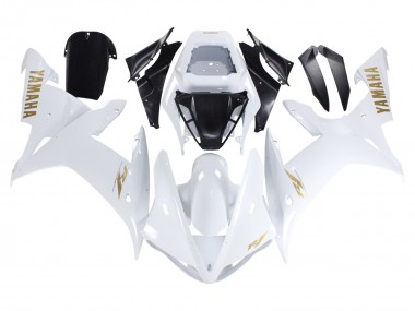 Carene Moto Yamaha YZF 1000 R1 2002-2003 - Bianco Oro Decals