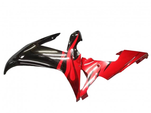 Carene Moto Yamaha YZF 1000 R1 2002-2003 - Nero Lucido Rosso Fiamma