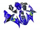 Carene Moto Yamaha YZF 1000 R1 2002-2003 - Blu Nero Verde MoviStar ENEOS Mostro
