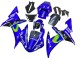 Carene Moto Yamaha YZF 1000 R1 2002-2003 - Blu Nero Verde MoviStar ENEOS Mostro