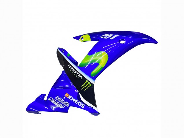 Carene Moto Yamaha YZF 1000 R1 2002-2003 - Blu Nero Verde MoviStar ENEOS Mostro