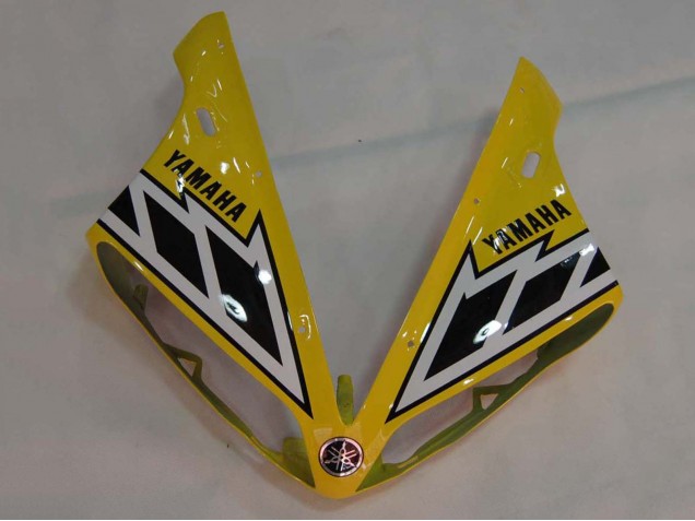 Carene Moto Yamaha YZF 1000 R1 2004-2006 - Giallo Bianco Nero Lucido