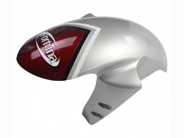 Carene Moto Yamaha YZF 1000 R1 2004-2006 - Argento Rosso Fortuna Motul