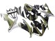 Carene Moto Yamaha YZF 1000 R1 2004-2006 - Oro Chiaro Bianco Nero Lucido