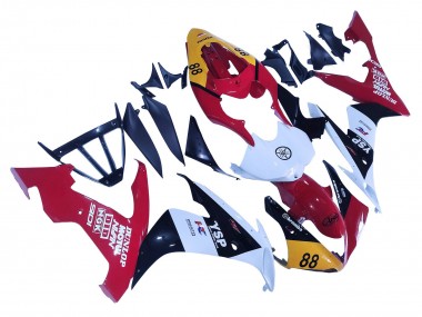 Carene Moto Yamaha YZF 1000 R1 2004-2006 - Giallo Rosso Bianco Nero YSP 88