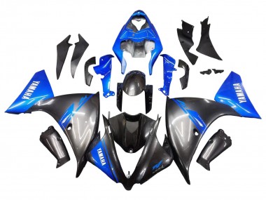 Carene Moto Yamaha YZF 1000 R1 2012-2014 - Blu Nero Lucido