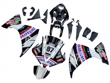 Carene Moto Yamaha YZF 1000 R1 2012-2014 - Nero Lucido Bianco Rosso Fimer Yamalube Sterilgarda 87