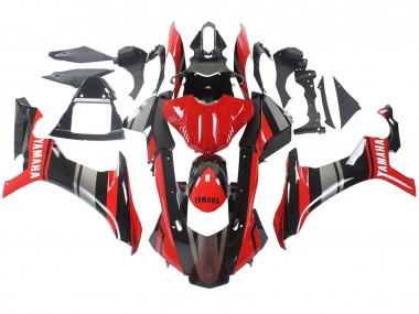 Carene Moto Yamaha YZF 1000 R1 2015-2019 - Rosso Nero Argento
