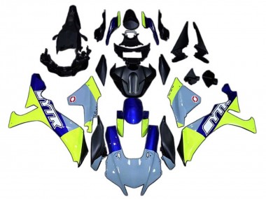 Carene Moto Yamaha YZF 1000 R1 2020-2025 - Blu Verde Nero