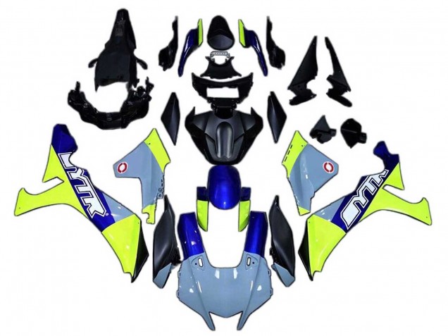 Carene Moto Yamaha YZF 1000 R1 2020-2025 - Blu Verde Nero