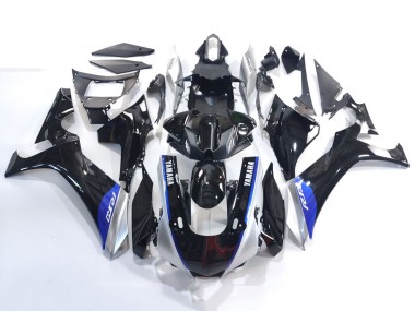 Carene Moto Yamaha YZF 1000 R1 2020-2025 - Nero Lucido Argento Blu