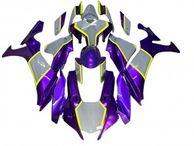 Carene Moto Yamaha YZF 1000 R1 2020-2025 - Giallo Grigio Viola