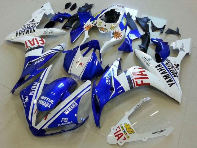 Carene Moto Yamaha YZF R1 2004-2006 - Bianco Blu Rosso Fiat