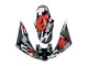 Carene Moto Yamaha YZF R6 2003-2004 - Nero Rosso Grigio Camouflage