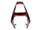 Carene Moto Yamaha YZF 600 R6 2005 - Nero Opaco Rosso Geometrico