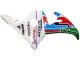Carene Moto Yamaha YZF 600 R6 2005 - Azzurro Chiaro Bianco Verde Rosso Kastinee Dunlop Motul