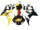 Carene Moto Yamaha YZF 600 R6 2005 - Nero Giallo Rosso 46