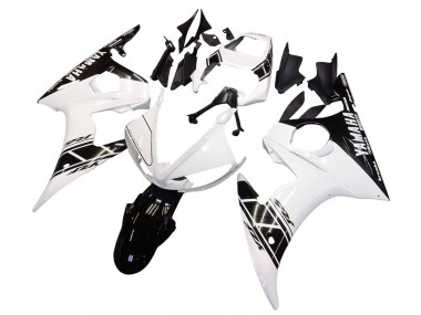 Carene Moto Yamaha YZF 600 R6 2005 - Bianco Nero