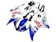 Carene Moto Yamaha YZF 600 R6 2005 - Bianco Blu Dunlop Fiat Motul