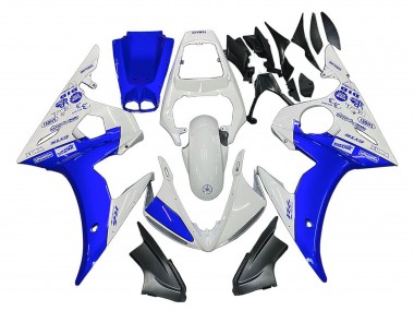 Carene Moto Yamaha YZF 600 R6 2005 - Bianco Blu Yamalube