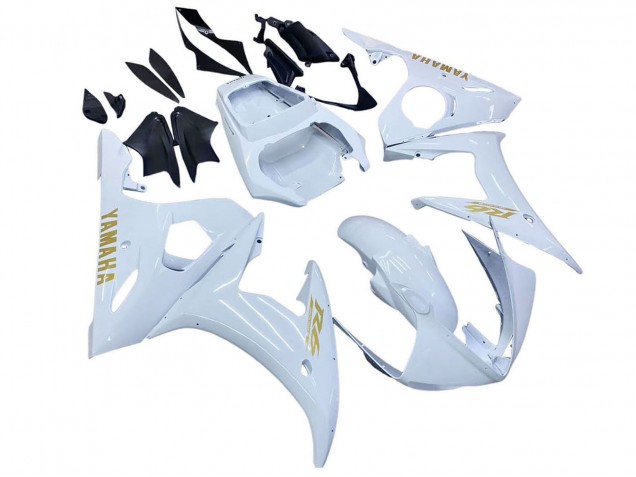 Carene Moto Yamaha YZF 600 R6 2005 - Bianco Oro