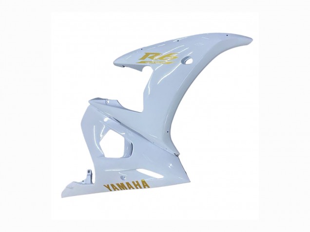 Carene Moto Yamaha YZF 600 R6 2005 - Bianco Oro