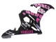 Carene Moto Yamaha YZF 600 R6 2005 - Nero Rosa Giallo Repsol 46