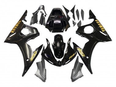 Carene Moto Yamaha YZF 600 R6 2005 - Nero Oro