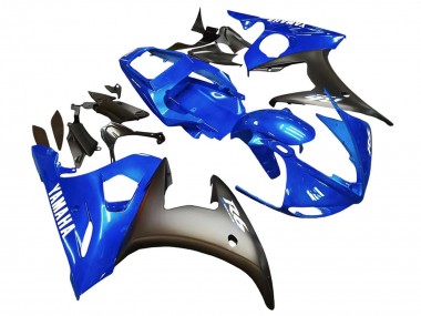 Carene Moto Yamaha YZF 600 R6 2005 - Blu Nero Opaco